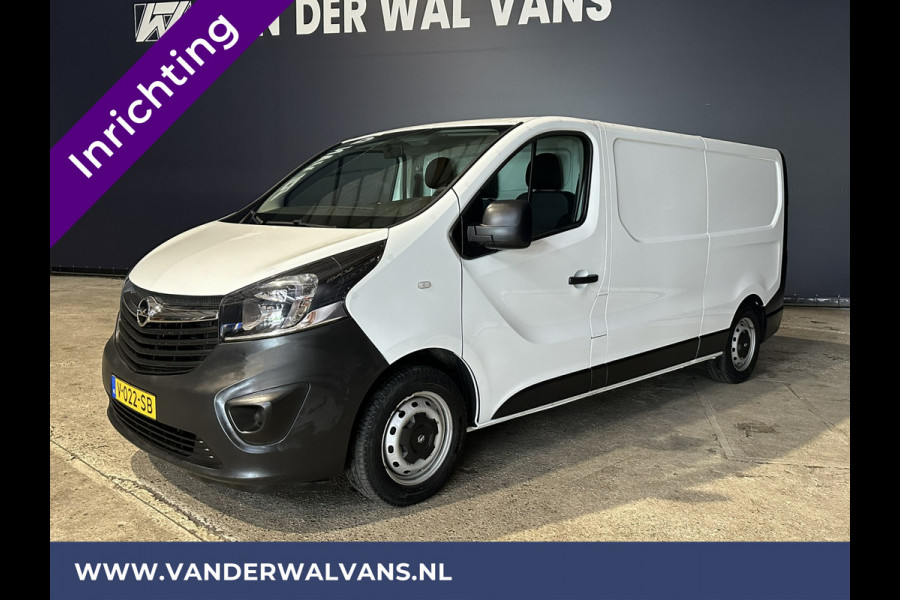 Opel Vivaro 1.6 CDTI 126pk L2H1 inrichting Euro6 Airco | LED | Cruisecontrol | Trekhaak Parkeersensoren, Bijrijdersbank