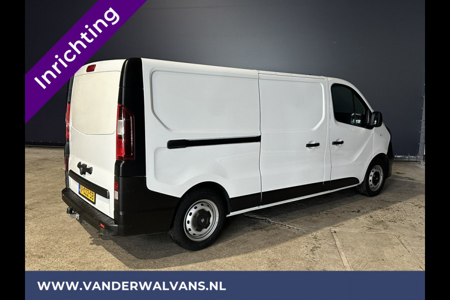 Opel Vivaro 1.6 CDTI 126pk L2H1 inrichting Euro6 Airco | LED | Cruisecontrol | Trekhaak Parkeersensoren, Bijrijdersbank