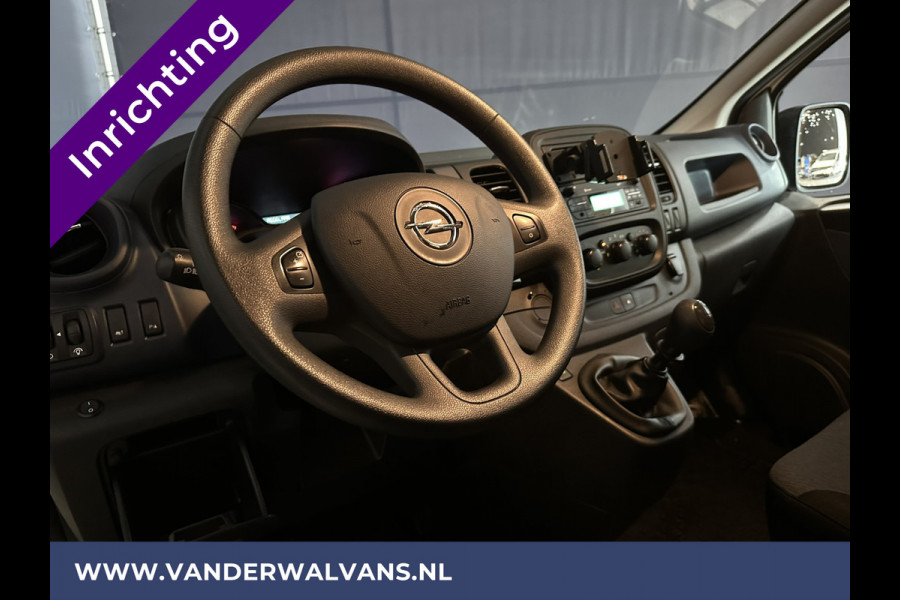 Opel Vivaro 1.6 CDTI 126pk L2H1 inrichting Euro6 Airco | LED | Cruisecontrol | Trekhaak Parkeersensoren, Bijrijdersbank