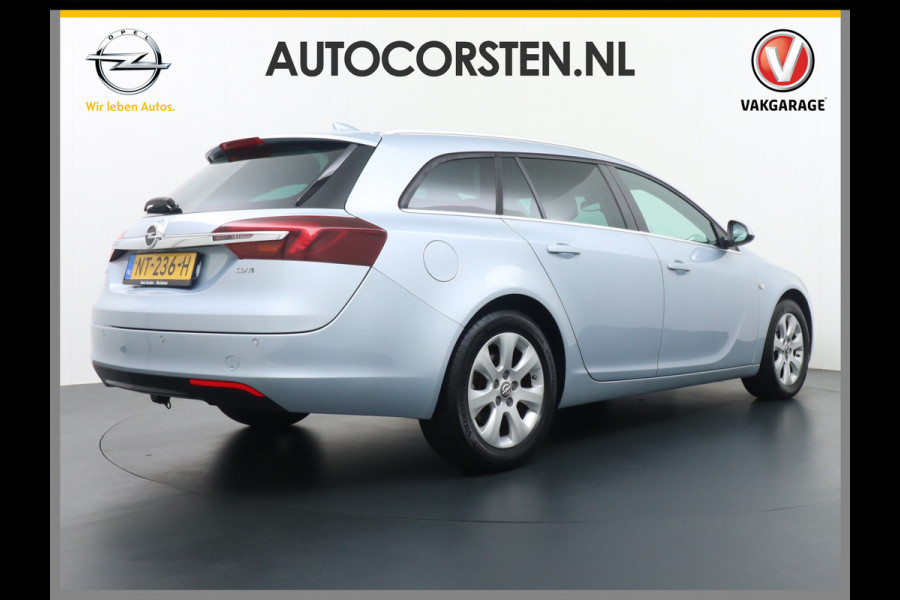 Opel Insignia Sports Tourer 1.6CDTI 136PK Leer Bi-Xenon Navi AGR-Comfort-st. EccBluetooth PDC v+a Cruise Control LMV Stuur en Stoel Verwarming EcoFLEX Business+ 1700kg trekvermogen! Orig.NLse auto 320NM Koppel Euro 6