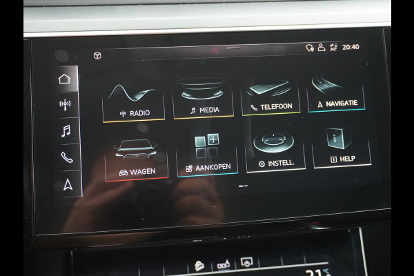 Audi E-Tron 50 312PK 71kWh Quattro Audi connect Navi Regen-Licht Sensor Led Virtual Cockpit WiFi-vb. DAB Parkeerhulp-v/a/zijk Ecc DAB Bluetooth Audi sound system Interieurvoorverwarming / -ventilatie Ptc verwarming Elec. Achterklep Edition Alarmcentrale e-call Voorbereid trekhaak bots waarschuwing systeem ESP Buitenspiegels elektrisch verstel- en verwarmbaar