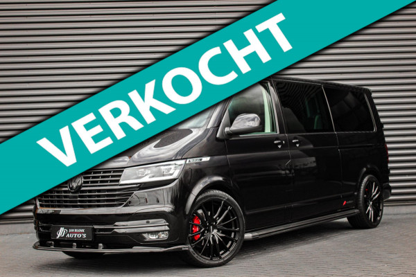 Volkswagen Transporter 2.0 TDI L2H1 150PK BULLI FULL BLACK / JB- EDITION / 2X SCHUIFDEUR / VERLAGINGSVEREN / DUBBEL CABINE / FULL