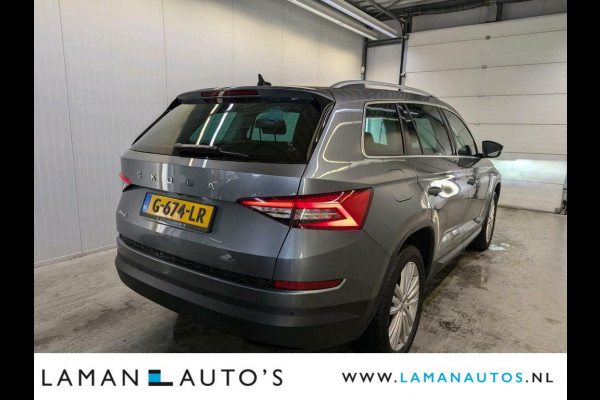 Škoda Kodiaq 1.5 TSI 150pk DSG Business Edition 7p. Aut. | Open dak Halfleder CarPlay Canton ECC Navi LED ACC 19" LMV Camera BLIS Metallic |