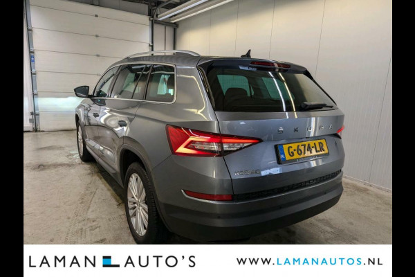 Škoda Kodiaq 1.5 TSI 150pk DSG Business Edition 7p. Aut. | Open dak Halfleder CarPlay Canton ECC Navi LED ACC 19" LMV Camera BLIS Metallic |