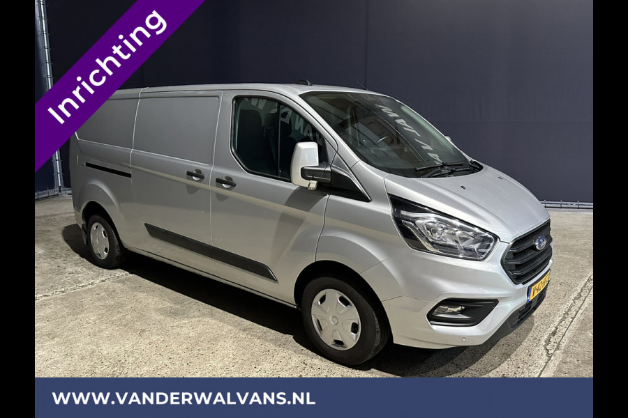 Ford Transit Custom 2.0 TDCI L2H1 inrichting Euro6 Airco | Camera | Navigatie | Apple Carplay | LED Cruisecontrol, Android Auto, verwarmde voorruit, Bijrijdersbank, Achterklep, 2800kg trekvermogen