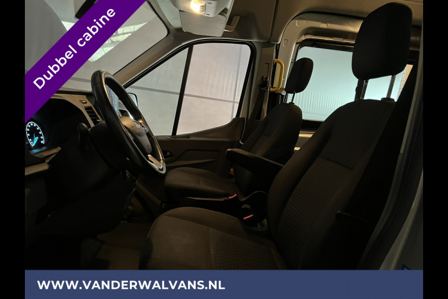 Ford Transit 2.0 TDCI 170pk L4H3 Dubbele Cabine Euro6 Airco | Camera | Apple Carplay | Android Auto | Trekhaak Cruisecontrol, Parkeersensoren, 5-Zits, Verwarmde voorruit