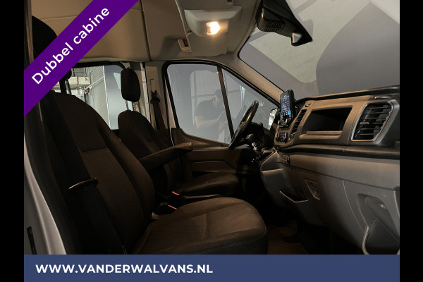 Ford Transit 2.0 TDCI 170pk L4H3 Dubbele Cabine Euro6 Airco | Camera | Apple Carplay | Android Auto | Trekhaak Cruisecontrol, Parkeersensoren, 5-Zits, Verwarmde voorruit