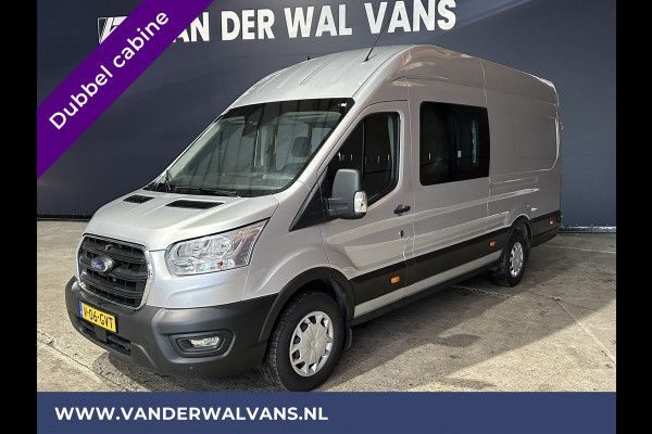 Ford Transit 2.0 TDCI 170pk L4H3 Dubbele Cabine Euro6 Airco | Camera | Apple Carplay | Android Auto | Trekhaak Cruisecontrol, Parkeersensoren, 5-Zits, Verwarmde voorruit