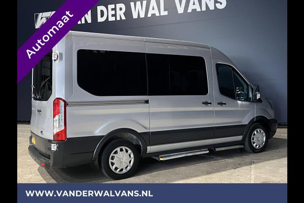 Ford Transit Kombi 2.0 TDCI Automaat L2H2 9 Zits Personenbus Rolstolvervoer Euro6 Airco | LED Cruisecontrol, Parkeersensoren