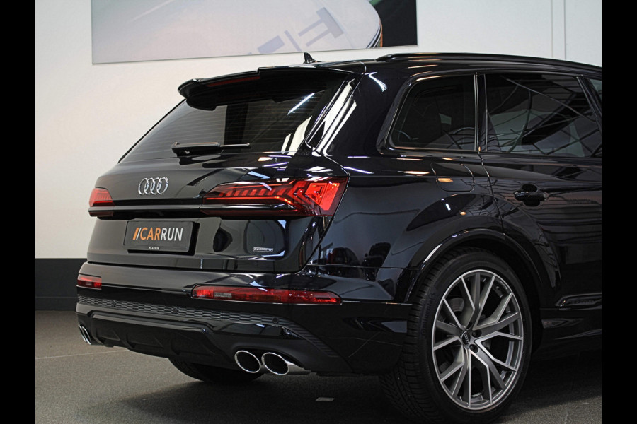 Audi Q7 55 TFSI e S-Line | Carbon | Panorama | RS Uitlaattips | Head-Up | ACC | Voll. Leder | Keyless-Go | Trekhaak 3500kg | Luchtvering | Tour-Pakket | Matrix-LED | Virtual-Cockpit | Carplay | Camera | DAB | Keyless-Go | 3-Zone Clima | Lane Assist. Rijklaarprijs incl Service en Bovag Garantie.