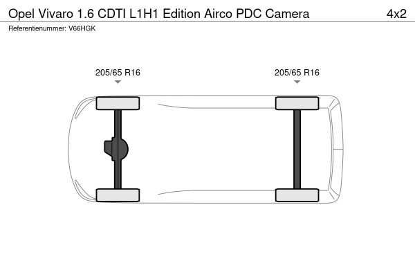 Opel Vivaro 1.6 CDTI L1H1 Edition Airco PDC Camera