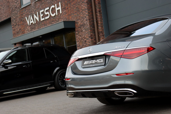 Mercedes-Benz S-Klasse 580 e 4MATIC Lang AMG Line Aut9, Plug-in Hybride, Luchtvering, Panoramadak, Distronic+, Burmester, Head-up Display, Surround Camera, Augmented Reality, Stoelverwarming/-ventilatie V+A, Leder, Memory, Etc,