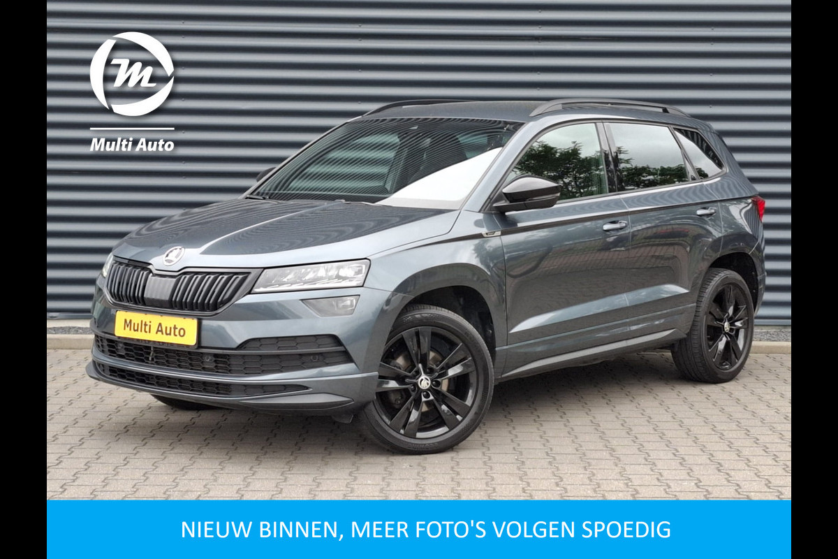 Škoda Karoq 1.5 TSI ACT | Sportline 150pk | Trekhaak af Fabriek | Navigatie | Apple Carplay | Camera | Stoelverwarming | Climate Control |