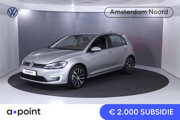 Volkswagen e-Golf E-DITION 136 pk | Navigatie | Warmtepomp | Parkeersensoren | Stoelverwarming | LED koplampen |