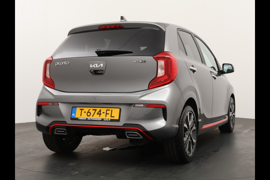 Kia Picanto 1.0 T-GDi GT-Line 5p 100PK! - Cruise Control - Leder - Climate Control - Navigatie - Apple/Android Carplay - Fabrieksgarantie Tot 2030