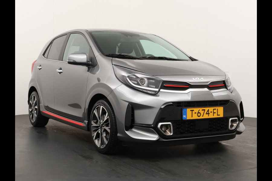 Kia Picanto 1.0 T-GDi GT-Line 5p 100PK! - Cruise Control - Leder - Climate Control - Navigatie - Apple/Android Carplay - Fabrieksgarantie Tot 2030