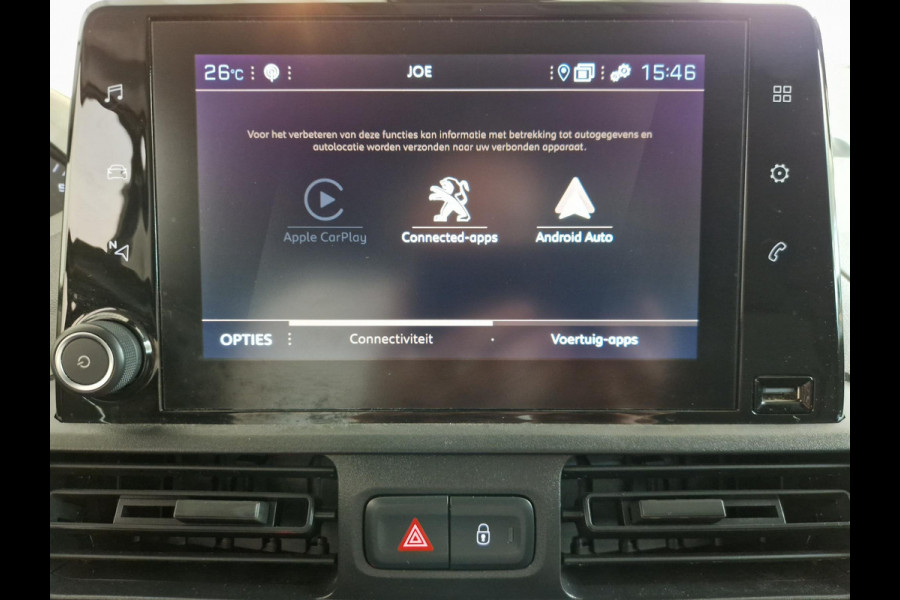 Peugeot Partner 1.5 BlueHDI Asphalt Automaat | Trekhaak | Navigatie | Stoelverwarming | Draadloze Telefoonlader | Apple Carplay/Android Auto