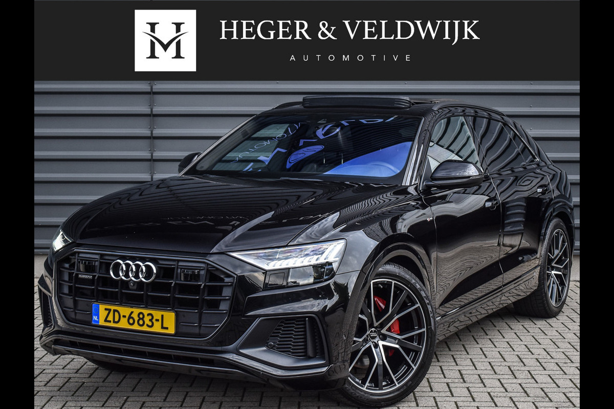 Audi Q8 50 TDI QUATTRO PRO LINE S | PANORAMADAK | SHADOW-LINE | LED MATRIX | BANG&OLUFSEN | LUCHTVERING | 360 CAMERA | DAB+ | ADAPTVICE