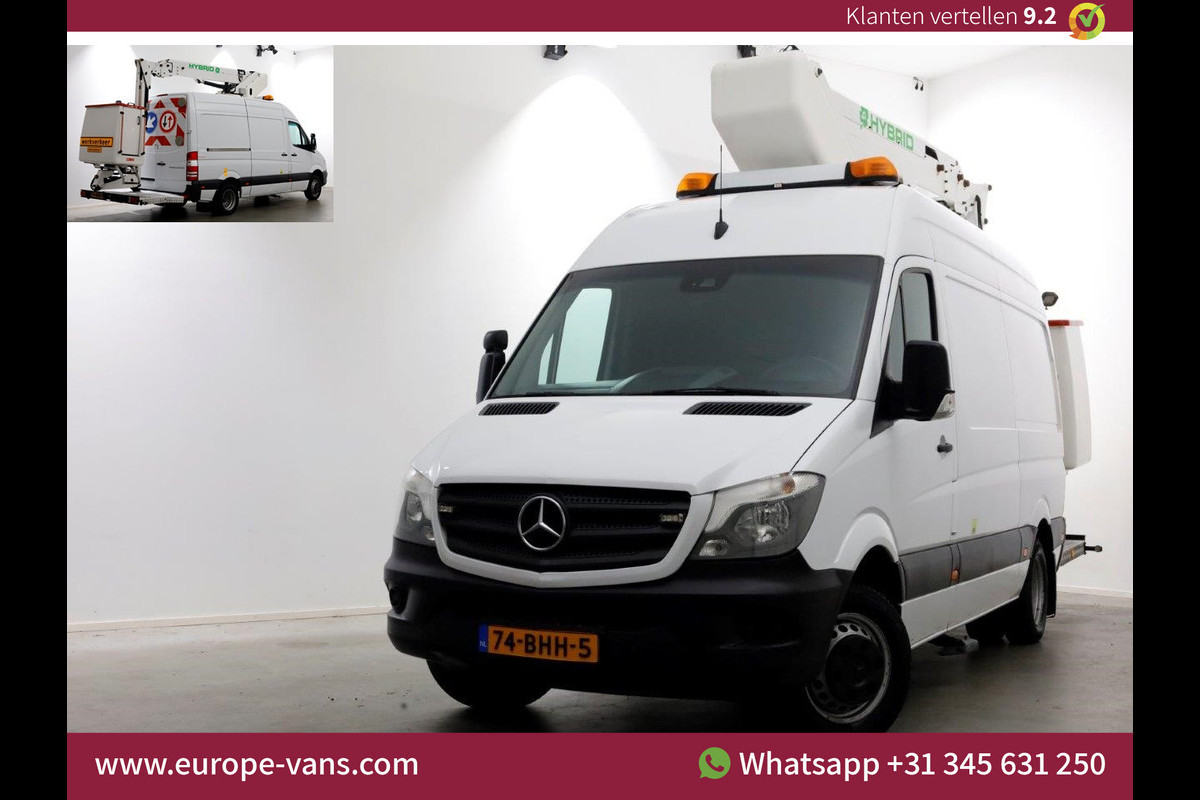 Mercedes-Benz Sprinter 516 CDI 163pk Euro6 L2H2 Hoogwerker werkhoogte 17meter PTO 06-2016