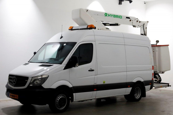 Mercedes-Benz Sprinter 516 CDI 163pk Euro6 L2H2 Hoogwerker werkhoogte 17meter PTO 06-2016