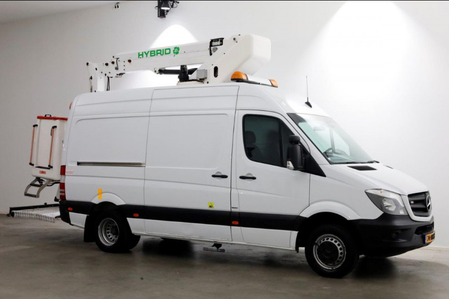 Mercedes-Benz Sprinter 516 CDI 163pk Euro6 L2H2 Hoogwerker werkhoogte 17meter PTO 06-2016