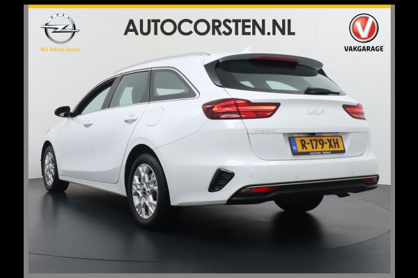 Kia Ceed Sportswagon T120PK Autom7. MHEV Apple Carplay Android Auto Camera Navi Mirror-link LED Dual-Ecc DAB PDC Regen-Lichtsensor Led LMVCruise Cont Premium-HiFi WiFi-vb. Multimedia Lane-assist Elec.ramen en Spiegels Mild Hybrid Voorruit aut defrost  7-versnellingen dct Bu-spieg verst/verwb ESC Facelift Model Orig.NL auto 32.000 nieuw