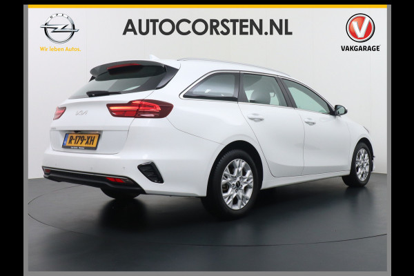 Kia Ceed Sportswagon T120PK Autom7. MHEV Apple Carplay Android Auto Camera Navi Mirror-link LED Dual-Ecc DAB PDC Regen-Lichtsensor Led LMVCruise Cont Premium-HiFi WiFi-vb. Multimedia Lane-assist Elec.ramen en Spiegels Mild Hybrid Voorruit aut defrost  7-versnellingen dct Bu-spieg verst/verwb ESC Facelift Model Orig.NL auto 32.000 nieuw