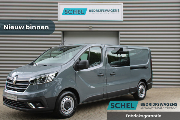 Renault Trafic 2.0 dCi 170pk T29 L2H1 Dubbele Cabine Comfort - 2x Schuifdeur - Navigatie - Climate - Vloerplaat - Rijklaar