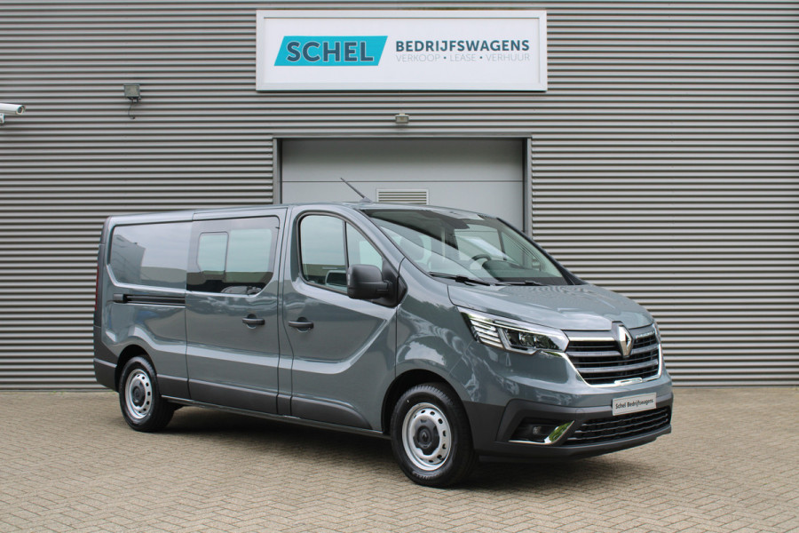 Renault Trafic 2.0 dCi 170pk T29 L2H1 Dubbele Cabine Comfort - 2x Schuifdeur - Navigatie - Climate - Vloerplaat - Rijklaar