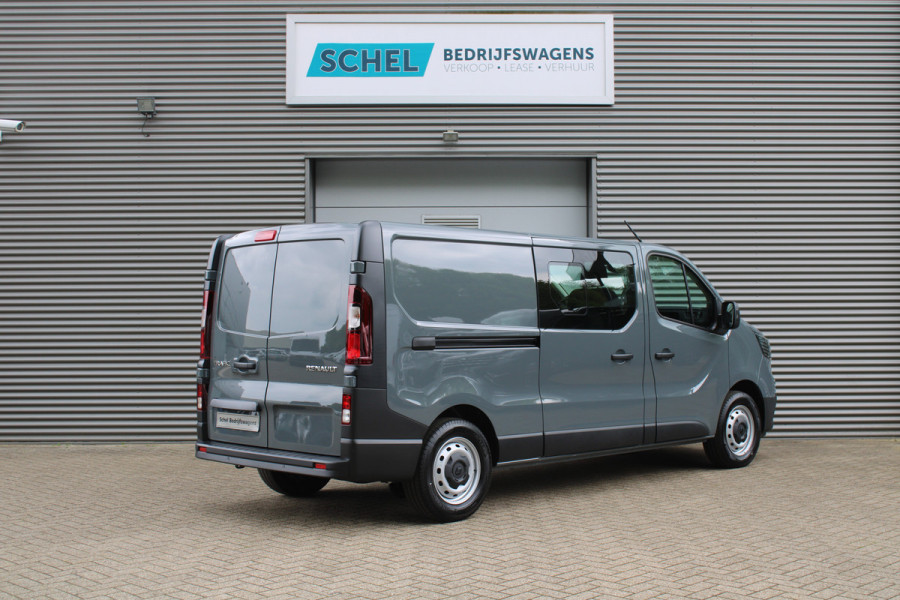 Renault Trafic 2.0 dCi 170pk T29 L2H1 Dubbele Cabine Comfort - 2x Schuifdeur - Navigatie - Climate - Vloerplaat - Rijklaar