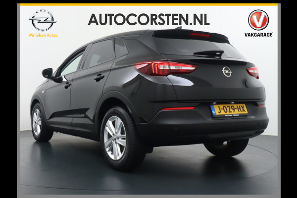 Opel Grandland X T131PK Apple Carplay Android Auto Navi Ecc Bluetooth DAB Led Cruise Control Regen-Licht Sensor PDC LMV Aut.Dim. Spiegel Lane-Ass Comfort Stoelen Priv.Glass Isofix Business Edition EURO6 Orig.NL auto ! 1e eigenaar Dealer onderhouden