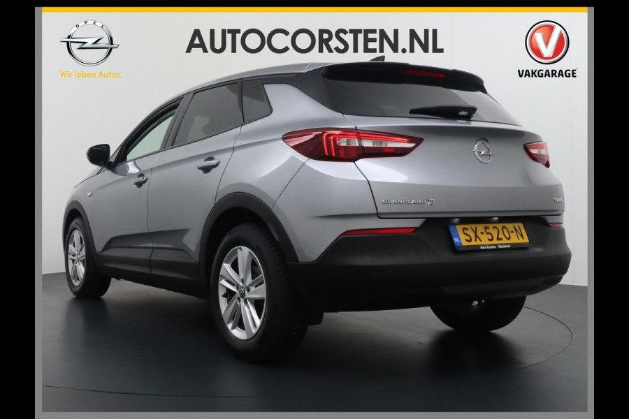 Opel Grandland X T131PK Apple Carplay Android Auto Navi Ecc Bluetooth DAB PDC Lane Assist Regen-licht Sensor Cruise Control LMV Led Elec. Ramen e Navi 5.0 IntelliLink Grootlicht-assistent Verkeersbord detectie Wifi Online Edition 100% Dealeronderhouden 1e eigenaar EURO 6  Orig.NL auto!