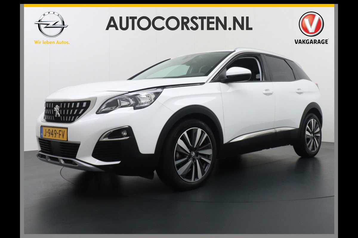 Peugeot 3008 T 131pk Navi Camera Apple Carplay Android 19"LM MirrorLink App Digit.Dashb.Elektr.A-Klep Ecc Keyless Pdc-A+Voor Priv.Glass Visio Virtual Cockpit Alumin.Dakrails 1.2 PureTech Premium Orig.NLauto 1e eigenaar Lease Premium EURO6 1400kg trekvermogen ruim 36.000 nieuw !