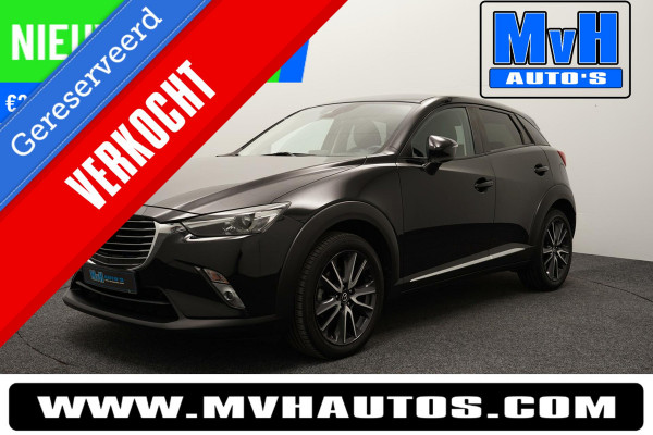 Mazda CX-3 2.0 SkyActiv-G 120 SkyLease GT|LUXE!|LEER|TREKH|HUD