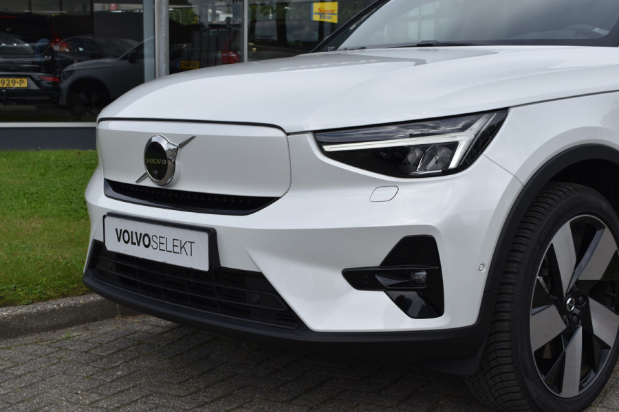 Volvo C40 Recharge 231PK Ultimate 69 kWh | ACC | H&K | 20"LMV | Nubuck | 360 camera | Getint glas | Blis | Stuurverwarming