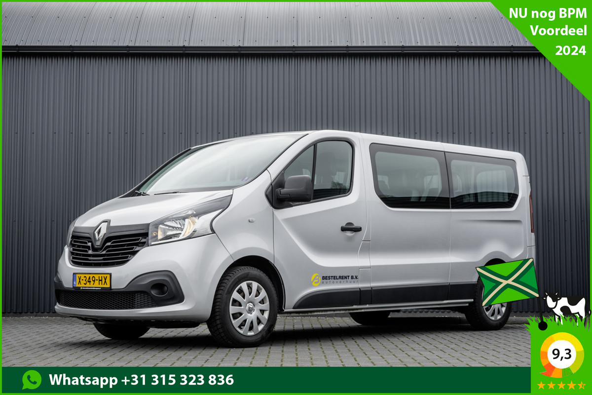 Renault Trafic Passenger **1.6dCi 9-Pers L2H1 | Incl. BPM, BTW vrij | R-Link | Navi | A/C | Cruise | PDC | MF Stuur | Start / Stop**