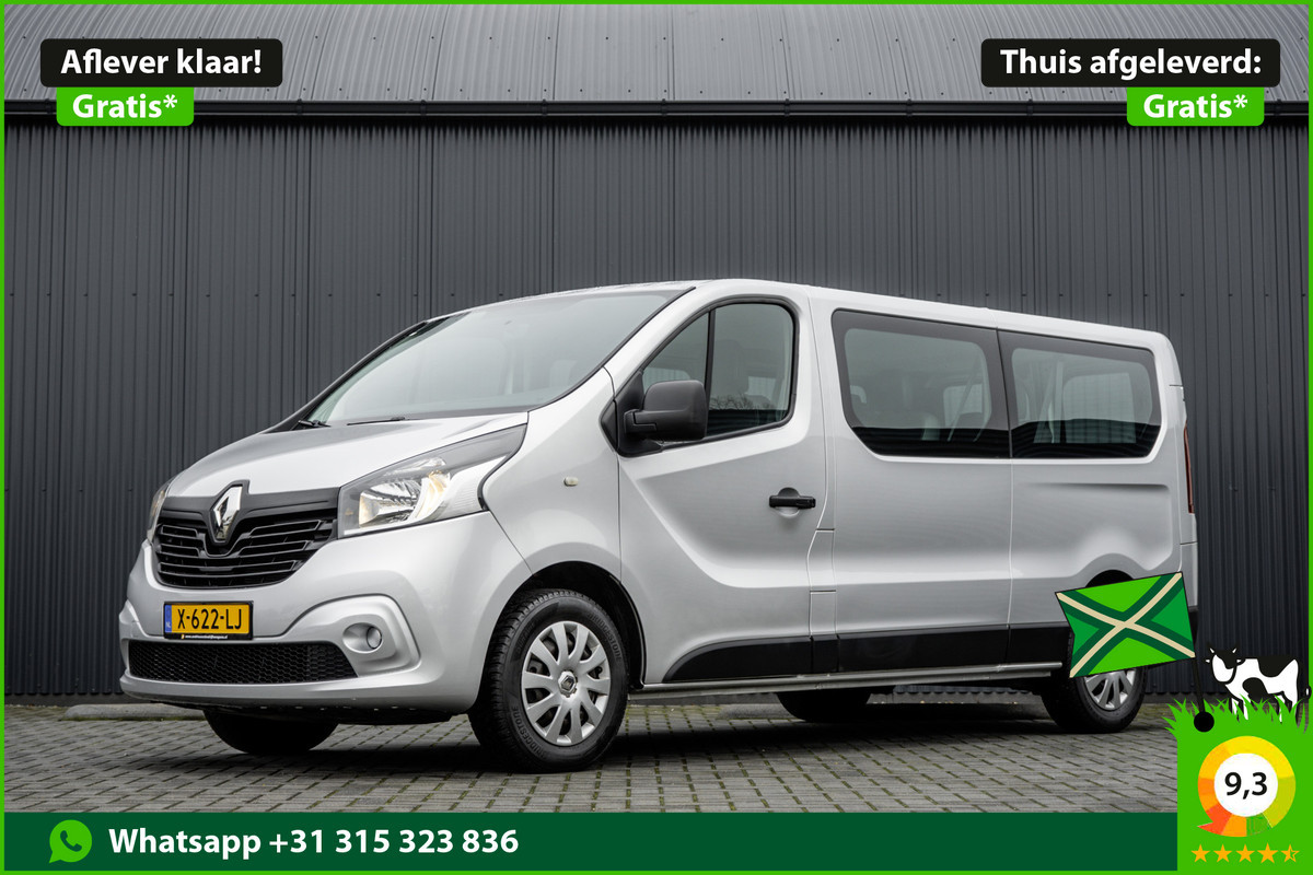 Renault Trafic Passenger **1.6 dCi 9-Pers L2H1 | Incl. BPM, BTW vrij | R-Link | Navi | Airco | Cruise | PDC | MF Stuur | Start / Stop**