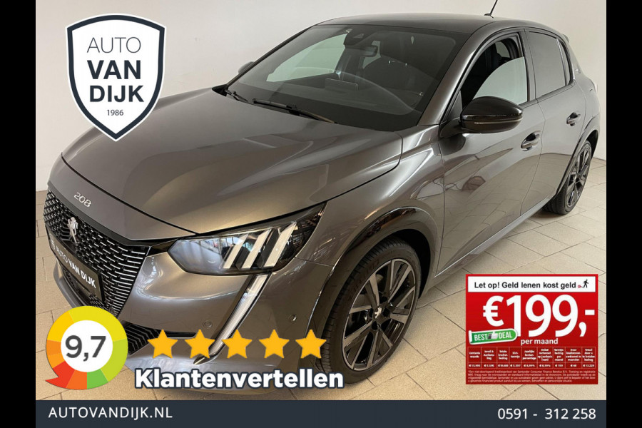 Peugeot 208 1.2 PureTech GT Pack 130PK AUTOMAAT AIRCO CLIMA NAVI PANO CRUISE SPORTINT LEER ALCANTARA PRIVACY GLAS NIEUWSTAAT