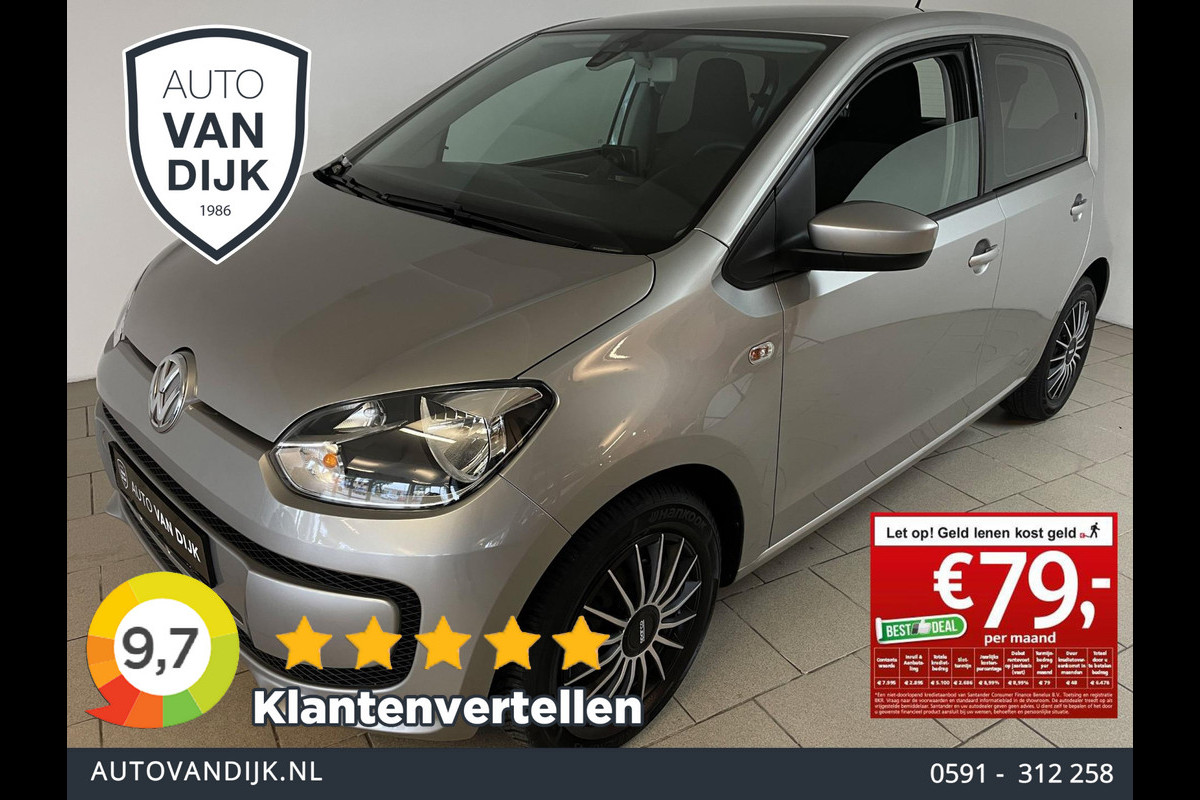 Volkswagen up! 1.0 move up! BlueMotion AIRCO NAVI BLUETOOTH ELEK RAMEN CENT VERG SPARCO WIELDOPSET PRIVACYGLAS NIEUWSTAAT