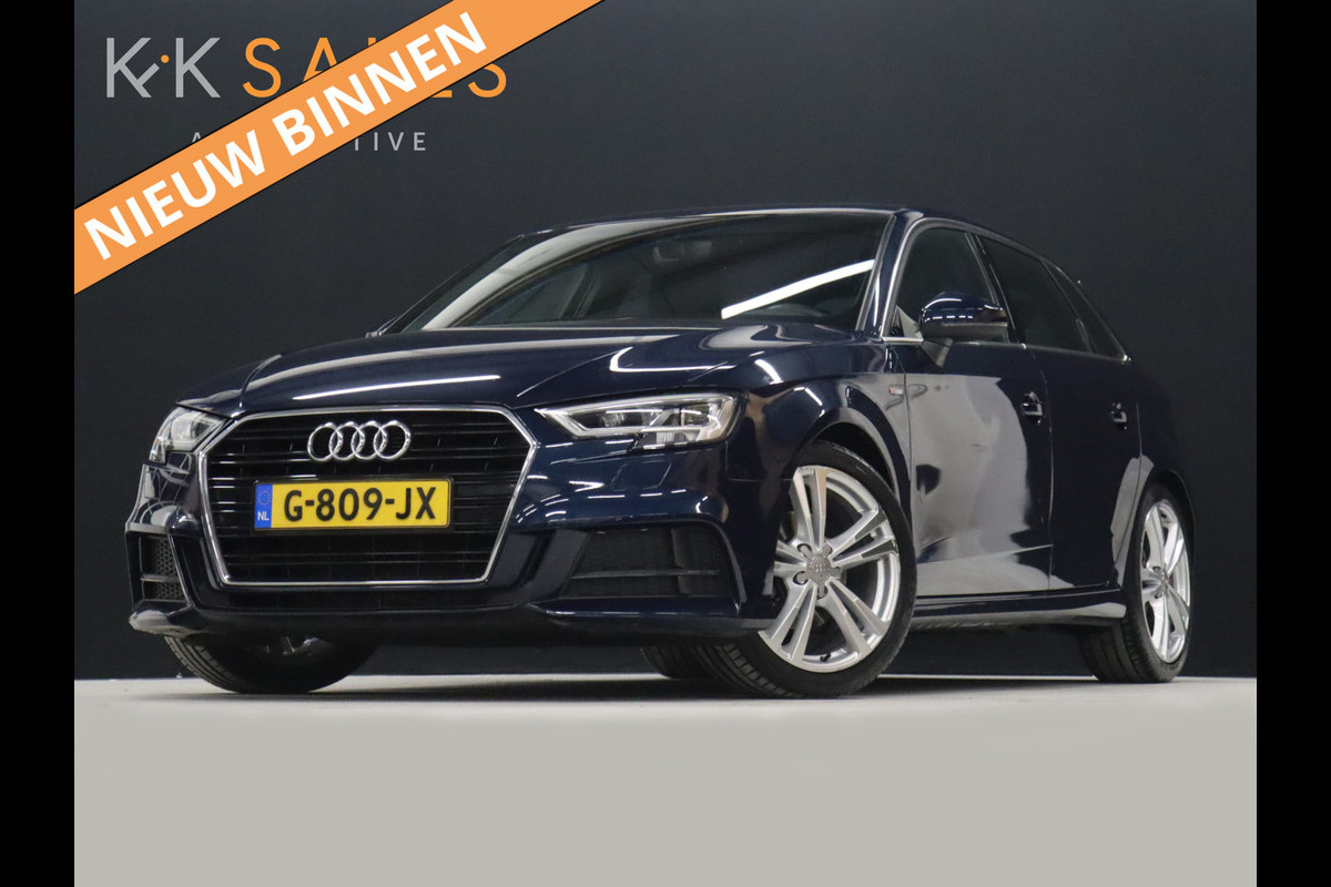 Audi A3 Sportback 35 TFSI CoD Sport S-Line [DIGITAL DASHBOARD, VLAK STUUR, 3X S-LINE, LED, DAB, NAVIGATIE, NIEUWSTAAT]