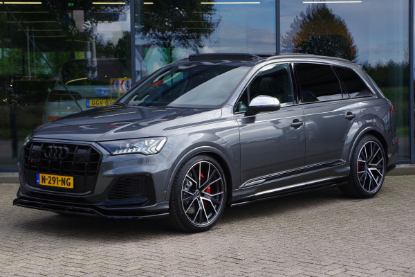 Audi Q7 4.0 TDI SQ7 435 PK V8 Quattro 7p, Panoramadak, Trekhaak, 4-Wielsturing, BOSE, Laser-LED, 22" LM