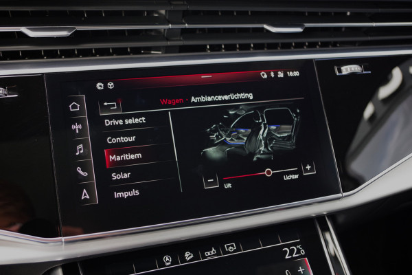 Audi Q7 4.0 TDI SQ7 435 PK V8 Quattro 7p, Panoramadak, Trekhaak, 4-Wielsturing, BOSE, Laser-LED, 22" LM