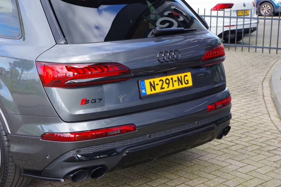 Audi SQ7 4.0 TDI SQ7 435 PK V8 Quattro 7p, Panoramadak, Trekhaak, 4-Wielsturing, BOSE, Laser-LED, 22" LM