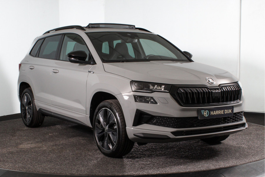 Škoda Karoq 1.5 TSI 150 PK ACT Sportline Business - DSG Automaat | S/K-Panodak | Columbus pakket | Dig. Cockpit | Adapt. Cruise | Elek. Klep | Stuur-+Stoelverw. | Camera+PDC | NAV+App. Connect | ECC | LED | | LM 19" | 18'' z