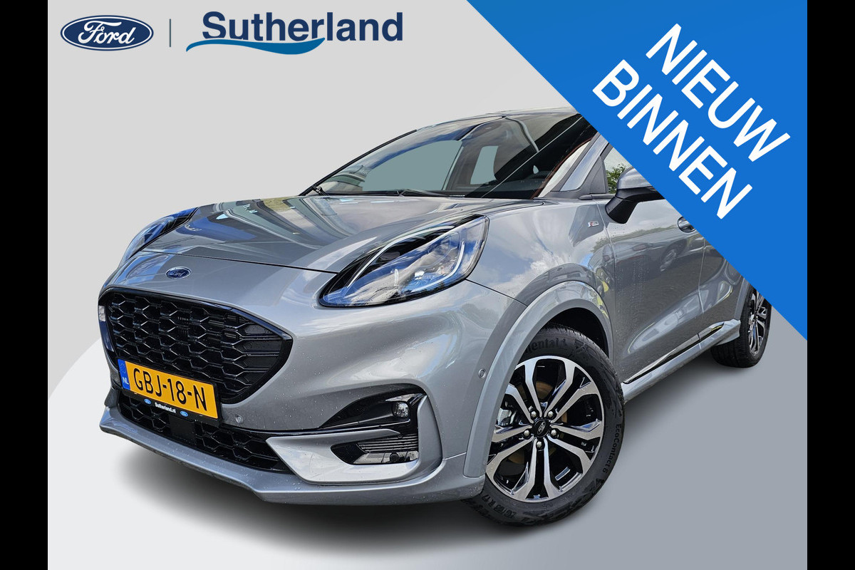 Ford Puma 1.0 EcoBoost Hybrid ST-Line Nieuw uit voorraad leverbaar | Winterpack | Navigatie | Cruise control | PDC v+a | Camera | Automatisch inparkeren etc.