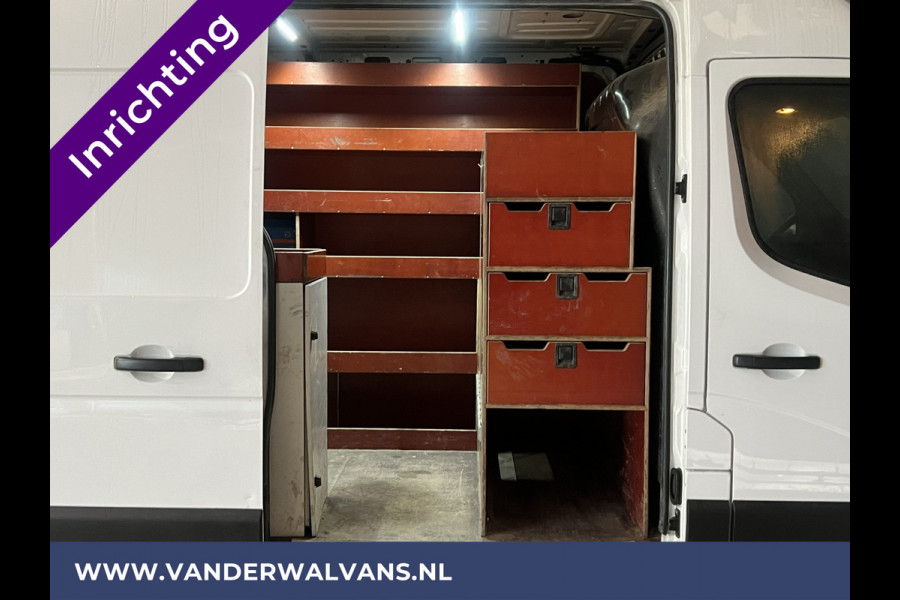 Opel Movano 2.3 CDTI BiTurbo 146pk L2H2 inrichting Euro6 Airco | 2500kg Trekhaak | Imperiaal | Omvormer | Camera Navigatie, Cruisecontrol, Parkeersensoren, Trap, Bijrijdersbank