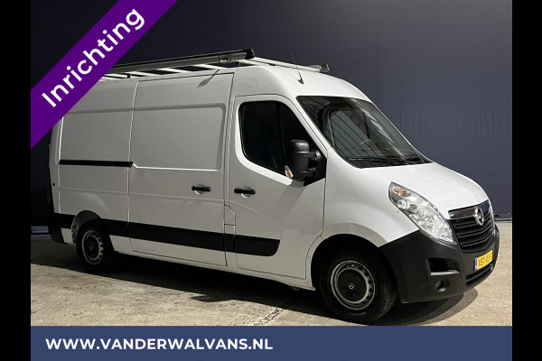 Opel Movano 2.3 CDTI BiTurbo 146pk L2H2 inrichting Euro6 Airco | 2500kg Trekhaak | Imperiaal | Omvormer | Camera Navigatie, Cruisecontrol, Parkeersensoren, Trap, Bijrijdersbank