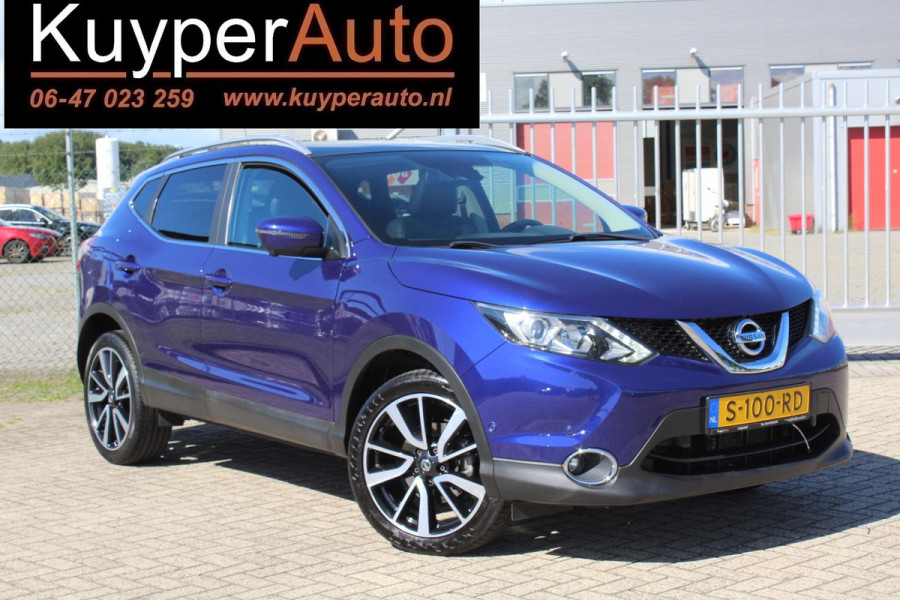 Nissan QASHQAI 1.2 Tekna automaat leder keyless camera's rondom panoramadak etc