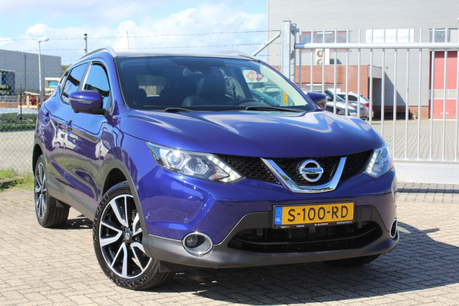 Nissan QASHQAI 1.2 Tekna automaat leder keyless camera's rondom panoramadak etc