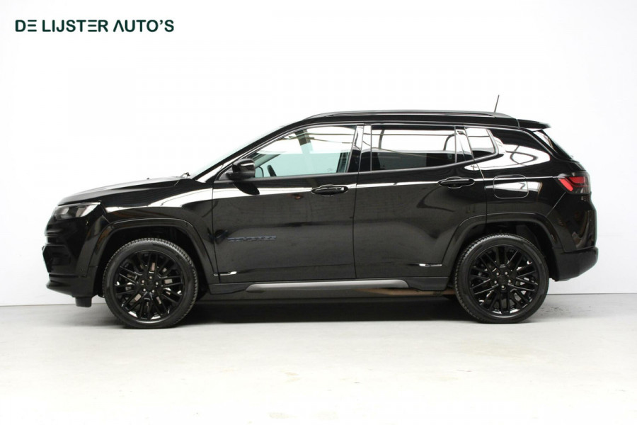 Jeep Compass 4xe 240 Plug-in Hybrid Electric S Black Edition |CARPLAY, ACC, STOEL + STUURVERWARMD, CAMERA, KEYLESS|